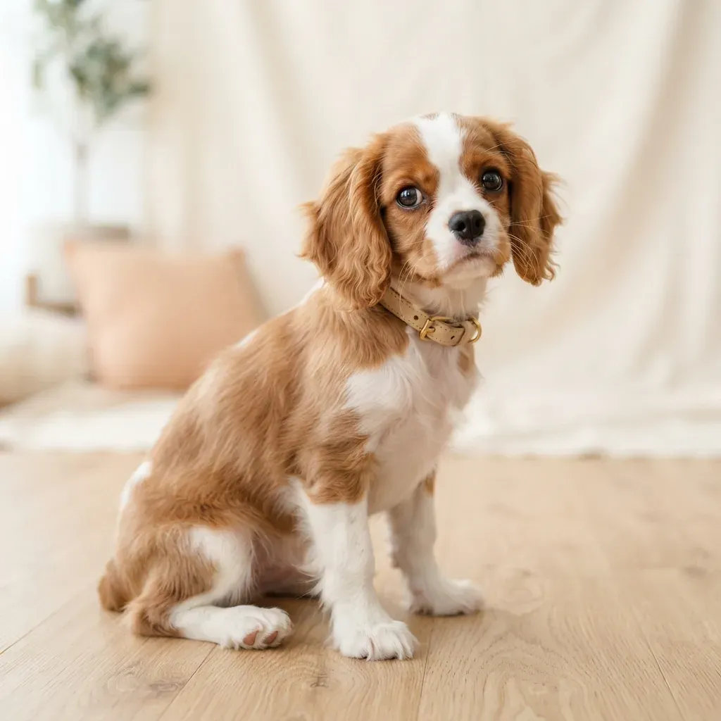Cavalier King Charles Spaniel puppy, an HDB-approved gentle toy spaniel in Singapore