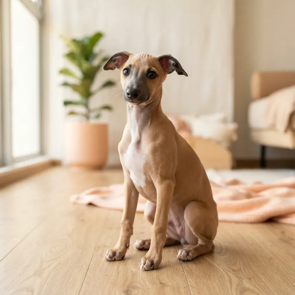 Italian Greyhound puppy, the HDB-approved elegant sighthound breed in Singapore