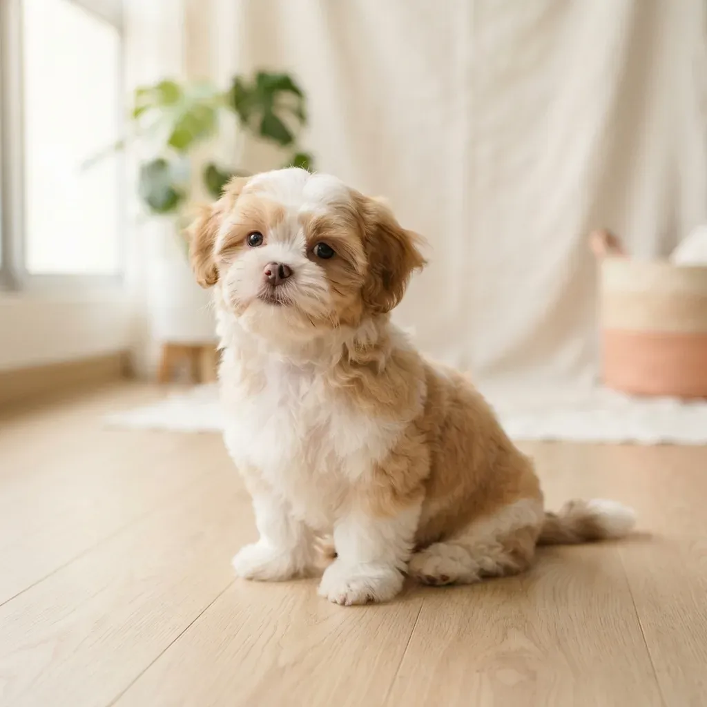 Shih Tzu puppy, an HDB-approved easygoing palace companion breed in Singapore